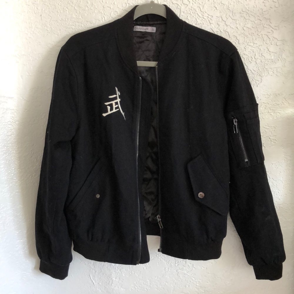 Embroidered bomber jacket - Picture 3 of 5